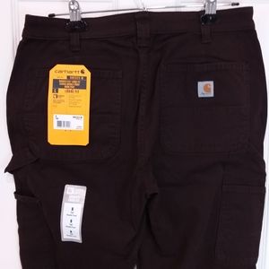 Women's Carhartt Canvas Double Front Work Pant Size 8T Has Hammer Loop NWT